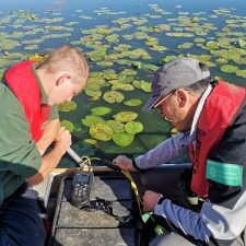 La SNPN procède à des relevés sur le lac de Grand-Lieu