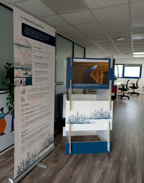 Exposition installée dans les bureaux de IBCO